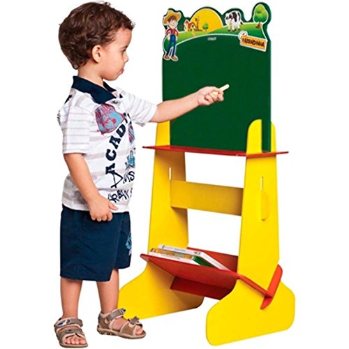 Louzinha Infantil Fazenda Para Giz Escolar Lousa Educativa P/ Crinças