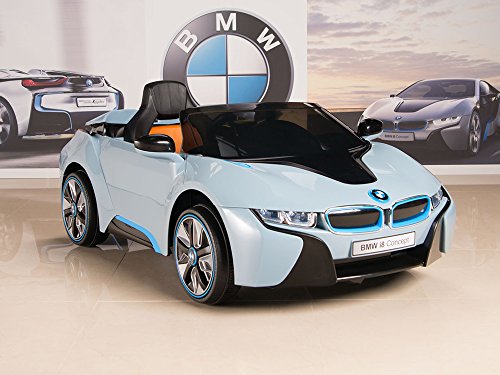 Bmw I8 12v Kids Ride On Battery Powered Wheels Car Rc Remote Blue  What\u002639;s it worth