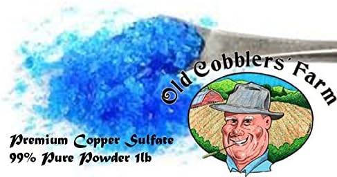 Premium Copper Sulfate 99% Pure Powder 5lb. By Old Cobblers Farm