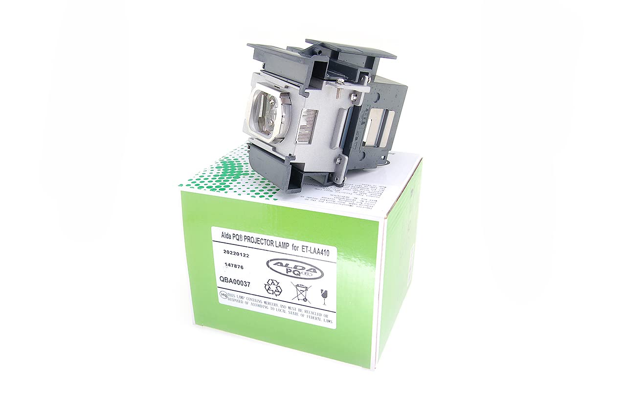 Alda PQ Premium, Projector Lamp compatible with PANASONIC PT-AT6000, PT-AT6000E, PT-AE8000, PT-AE8000U, ET-LAA410 Projectors, Lamp with Housing