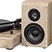 Victrola Wood and Linen Fabric Bluetooth Record Player with 3-Speed Turntablethumb 1
