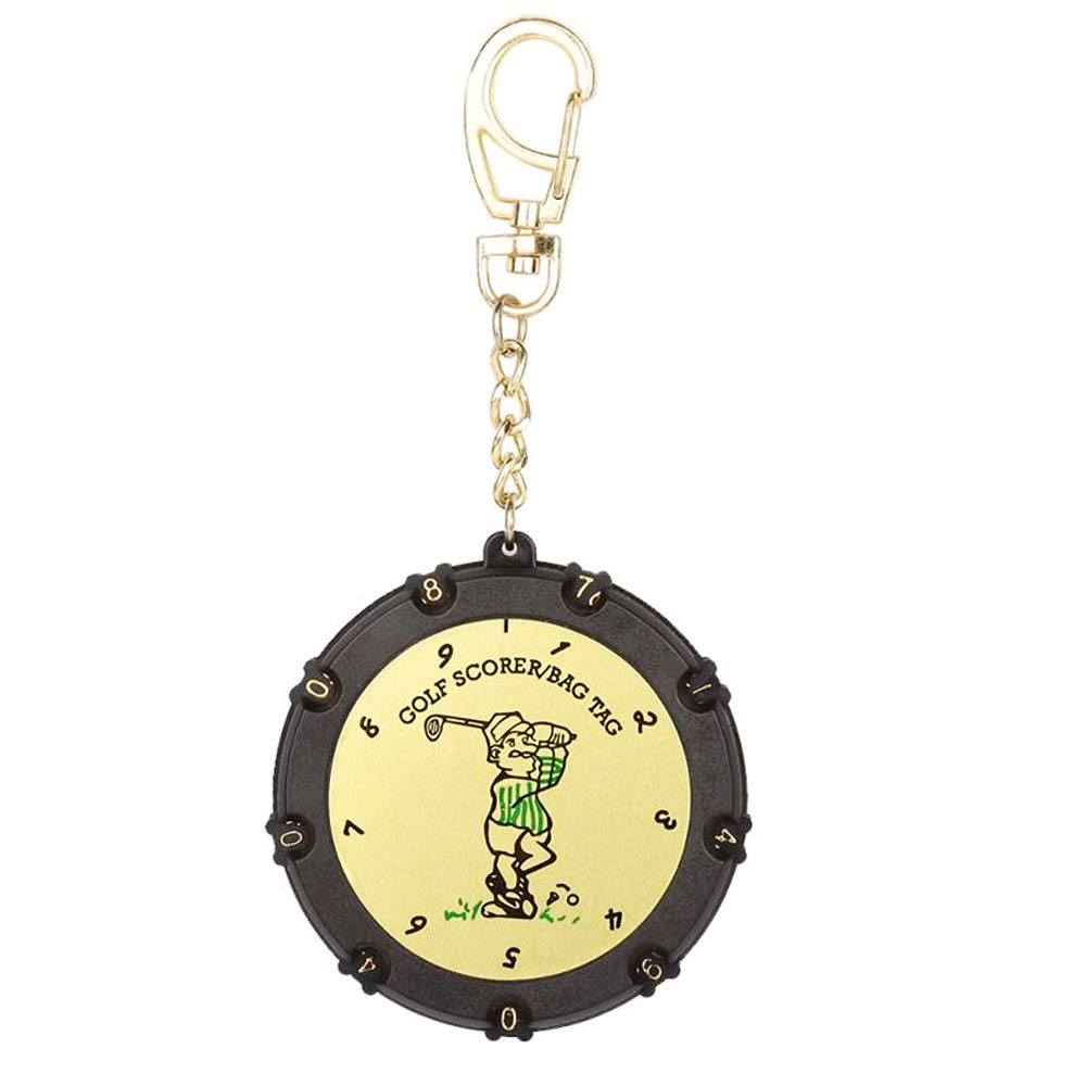 IKAAR Golf Shot Counter Golf Scorers Golf Counter Double Sides 18 Hole Golf Stroke Putt Shot Score Counter