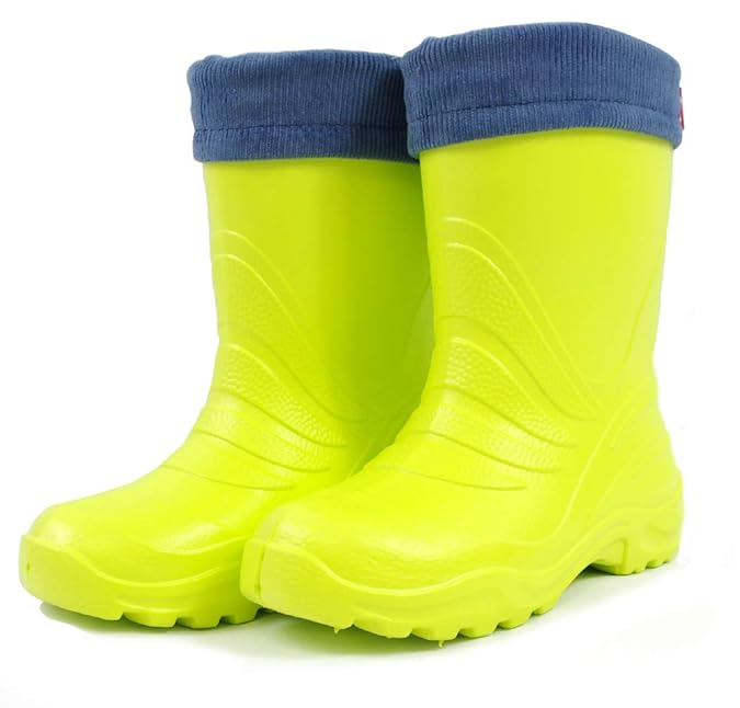 LEMIGO Kinder Eva Gummistiefel Gefüttert TERMIX 861 Farbe : LIME