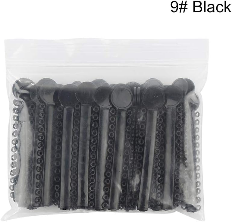 1 Pack/40 Pcs Orthodontic Ligature Ties Dental Elastomeric Ligature Ties Orthodontics Elastic O-Rings Braces Rubber Bands