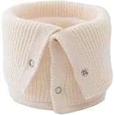 YEKEYI Knitted Button High Collars Lapel Wrap Fake Collar Choker Collar Detachable Collar Unisex