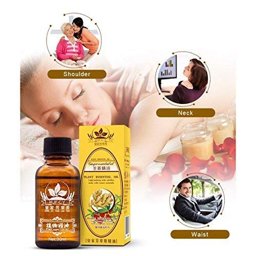ESSENTIALS 2018 New Lymphatic Drainage Ginger Oil [ 100% Pure Natural ] (2 Bottle) - Thumbnail 2