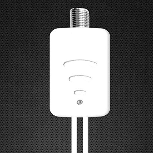 Sammid HDTV Antenna, HDTV Signal Booster Digital Indoor TV Antenna Version [Newest 2019] Amplified HD Digital TV Antenna 80 Miles Range Support 4K 1080p VHF Freeview for Life Local Channels-White - Thumbnail 7