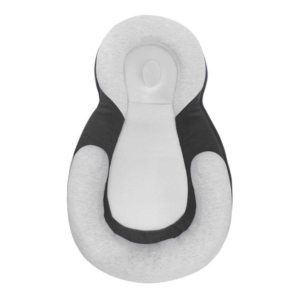 Mestron Portable Baby Bed Babies Head Support Pillow Newborn Baby Mattress Lounger Nest for Baby Sleep Positioning Comfortable Easy Cleaning Sleeping Lounger for 0 12 Months Baby Lounger: Baby
