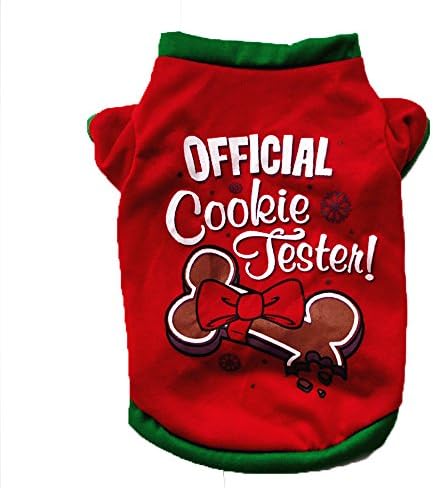 Christmas Clothes Dog Red Shirt XS S M L Vest Pets Dog Cotton T Shirt Puppy Costume (XS)