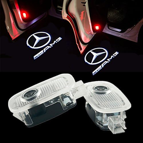 HUAYIN 2 pcs Logo Door Lighting car door lamp Welcome Light Glow Door Car Door Projector Light Logo