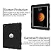 Hocase iPad 2/3/4 Case, Heavy Duty Shockproof Protection Hard Plastic+Rugged Silicone Rubber Bumper Dual Layer Protective Case for Apple 9.7-inch iPad 2nd/3rd/4th Generation - All Black