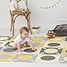 Skip Hop Interlocking Foam Floor Tiles Playspot, Gold/Grey