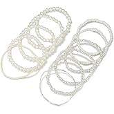 17Pcs Elastic Beaded Handmade Bracelets Bohemian Stackable Beaded Stretch Bracelets Colorful Boho Beach Anket Bracelet Set Rainbow Handmade Seed Beach Bracelet Summer Jewelry for Women