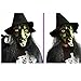 Mltao Witch Mask with Headcloth and Wig, Latex Woman Mask Halloween Old Witch Costume Dress up Scary Witch Costumes Party Props