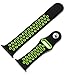 SELLERS360 Soft Durable Nike + Sport Replacement Wrist Strap for iWatch Series 1 Series 2 Apple watch band (Black/Green 42mm M/L)