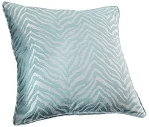 2x Cebra Animal Rayas Jacquard Azul Huevo de Pato Tubería 17" - 43cm