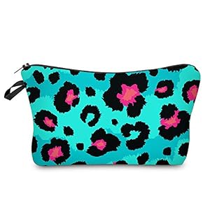 Cosmetic Bag for Women,Loomiloo Adorable Roomy Makeup Bags Travel Waterproof Toiletry Bag Accessories Organizer Liama…