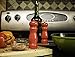 Premium Salt & Pepper Grinder Set of 2 - Gorgeous Glossy Red - Professional Chef Standard - Ceramic Mechanism - Stylish Table Decoration - Beautiful To Hold And Use - Salt & Pepper Shakers Mills