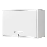 Yizosh Metal Wall Cabinet with Doors and