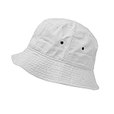 Glory Max Unisex Solid Color 100% Cotton Bucket Hat