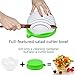 MangGou New Salad Bowl Mixing Bowl Set Colorful Mixing Bowl and Measuring Cup Set 60 Second Salad Maker Bowl To Chop or Slice Fresh Vegetable Fruits and Make Salad Fast