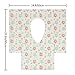 Biubee 20 pcs Disposable Potty Seat Cover - Large Size Travel Toilet Seat Cover with Adhesive No Slip(Star)