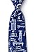 Blue Silk Tie | Nuclear Physics Necktie