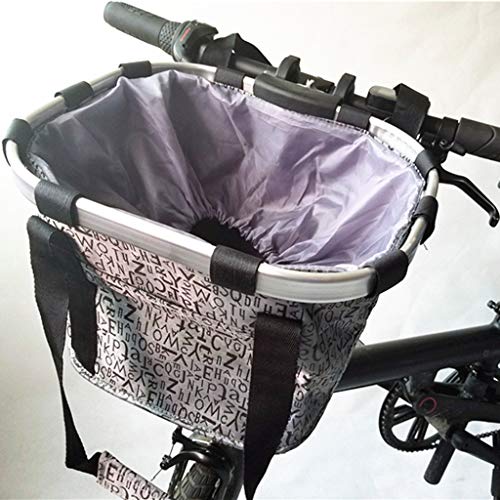 for Xiaomi Mijia EF1 Bike Front Basket Removable Bicycle Handlebar Basket Easy Install Quick Released Detachable Cycling Bag Small Pet Cat Dog Carrier Compatible with Xiaomi Mijia - Thumbnail 4