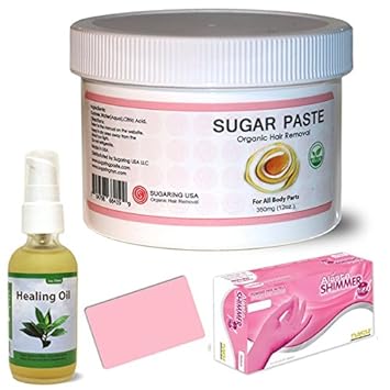 Amazon Com Sugaring Paste Jar After Sugaring Oil Applicator