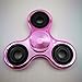 SMAZ LIFE Anti-Anxiety Fidget Spinner Toy Helps Focusings EDC Focus Toy for Kids & Adults - Best Stress Reducer Relieves ADHD Anxiety and Boredom Ceramic Cube Bearing Plating Pink