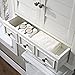 Crosley Furniture Lydia Wall Mounted Bathroom Storage Medicine Cabinet with a Drawer and Shelves, White
