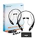 GRDE Wireless Stereo Bluetooth Neckband Hands-Free Headsets Headphones for Smartphones & Tablets - Black