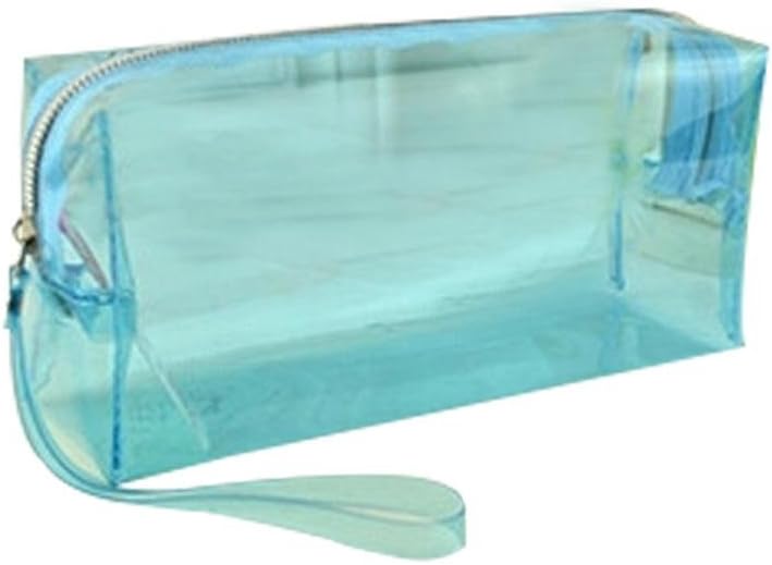 iShine Transparent Pencil Case Large-Capacity Pen Pouch Bag Student Stationery Box Pencil Storage Bag