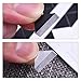 Hotop 510 Pieces Photo Corners Self Adhesive (Black and Clear)