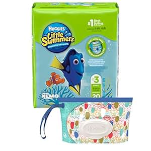 Huggies Little Swimmers Disposable Diaper Swimpants, Size Small, 20