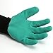 Lerdy Garden Genie Gloves with Fingertips Uniex Claws Quick & Easy to Dig and Plant Safe for Pruning (one pair)