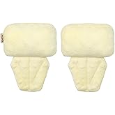 YOIHS 2PCS Lymphedema Axilla Pillow for Mastectomy Recovery – Cotton Post Breast Surgery Pillow for Sleeping, Armpit Pain Relief, Mastectomy Underarm Pillow for Comfort Support (Beige Yellow)