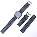QIBOX Bands Compatible with Versa, Woven Fabric Wrist Strap Watch Special Edition Replacement Bands Classic Square Stainless Steel Buckle Compatible with Versa Smart Watch