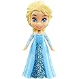 Disney Princess Poseable Elsa Movie Dress Mini Toddler Glitter Frozen Doll 3"