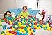 Bestway Fisher-Price Small 2.5 Inch Air Filled Smooth Plastic Kids Multi-Colored Balls for Fun Ball Pits or Playhouses, 100 Count