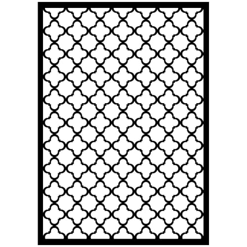 Stamperia - Big Stencils A3 for Scrapbooks, Albums, Cards, Bullet Journalling, and More, Flexible Material, Easy to Clean, Perfect for Hobbies, Crafts and Gifting (Art Stories, Bee Net)