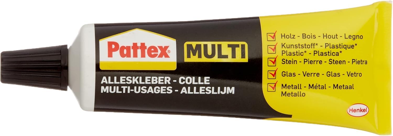 Pattex 1345747 "Multi" General Purpose Glue, Black/Yellow, 50 g