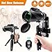 Monocular Telescope 12x50 High Power Waterproof Monocular Scope with Phone Mount & Tripod Monocular Compact Fogproof Shockproof Scope BAK4 Prism FMC Monoculars for Hunting (Hidden Camera)