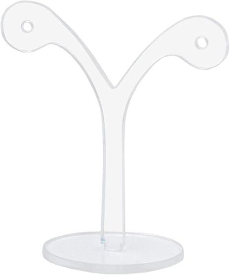 Amazon Com Marketing Holders 3 H Earring Display Y Shaped Whimsical Accessories Holder Studs Dangling Countertop Boutiques Convention Sleek Home Kitchen