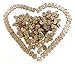 100pcs Natural Wood Crafts Decor Rustic Wooden Love Hearts Wedding Table Scatter Decoration Style 1