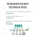 Electric Toothbrush Replacement Head Compatible with Phillips Sonicare ProResults; DiamondClean; FlexCare; HealthyWhite; EasyClean; PowerUp, 2 Series, 3 Series | High Quality for Longer Use | 12 Pack