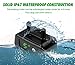 Bark Collar [ Newest 2019 Upgraded ] Rechargeable Shock Training Collar with IP67 Waterproof and Smart Detection Module w/Triple Anti Barking Modes: Beep/Vibration/Shock for Small/Medium/Large Dogsthumb 3