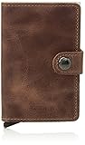 Secrid Men Mini Wallet Genuine Leather Vintage RFID Safe Card Case for max 12 cards