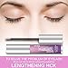 Eyelash Serum Eyelash Growth Serum Lash Enhancer Serum Eyelash Booster for Longer Fuller Eyelashes Eyebrow Enhancer Serum 5ml purple