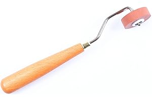 BANLTRE Rubber Brayer Roller for Printmaking, Ideal for Anti Skid Tape Construction Tools, Print,Craft Stamping Brayers for Wallpapers and Scrapbooks (0.4")